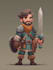 draw 2d game character illustration