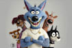draw custom animal cartoon illustration