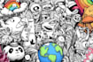 create doodle illustration for any project