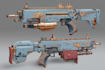 design unique weapons illustrations
