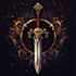 unique fantasy dungeon game logo title pack with