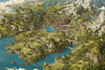create high quality bespoke fantasy maps illustration