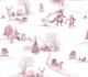 create toile de jouy seamless patterns for fabric and decor