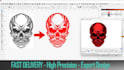 create dxf, ai, svg files for laser cutting and engraving