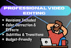 edit your videos professionally using premiere pro and after effects