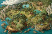 draw a fantasy map with digital watercolours