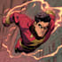 illustrate a superhero comic and marvel character