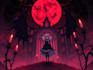 create dark and gothic anime art in unique style