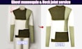 do ghost mannequin, apparel photo, neck joint, dummy retouch editing service