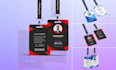 bulk employee or student id cards from your list