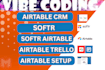 setup airtable CRM softr or trello