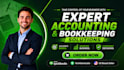 do accounting and bookkeeping using quickbooks online, wave, xero, and zoho