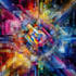 do a abstract geometric digital art
