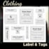 do clothing hang tag and label design