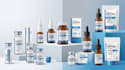 product label design peptides 3d vial mockup peptide label supplement labels cbd