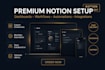 notion template, notion automation, notion setup, notion integration