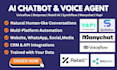 build ai chatbot and ai voice agent with voiceflow, manychat, vapi, retell ai