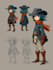 create 2d game character in spine