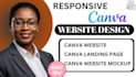 canva website canva landing page canva website mockup
