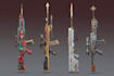 design stunning weapon concept art for games and projects