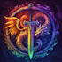 make unique medieval, fantasy, game logo title