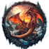 make unique medieval, fantasy, rpg, mmorpg game logo title