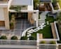 design backyard, park landscape renders and layout plans