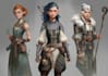 create fantasy, concept art and background