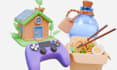 design a custom 3d icon pack for your app, website, or brand