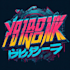 create a typeface or typography cyberpunk, futuristic