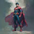 make a concept art superhero character design for comics