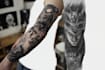 create custom tattoo design, tattoo sleeve