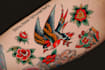 create awesome old school tattoo style design