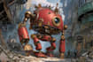 draw detailed warhammer illustration