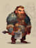 draw 2d game art military character design