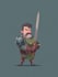 draw 2d game art military character design