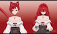draw and rig live2d model, anime vtuber model, 2d vtuber model, vtuber rigging