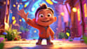 create pixar style 3d animation, cinematic character animation