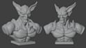 sculpt 3d head bust, 3d face sculpting, zbrush, 3d statue, printable 3d head