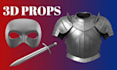 design and 3d model helmets and masks for cosplay sci fi fantasy and 3d printing