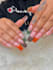 create custom fall and halloween presson nail designs