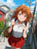 draw a reference sheet of you character in anime style