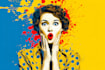 create a unique street pop art illustration