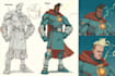draw superhero character for you