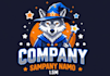 make wolf wizard mascot logo for your company