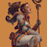 design unique fantasy characters with detailed costumes
