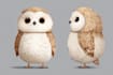 illustrate animals in a cute cartoon style