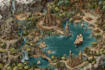 draw fantasy map illustration