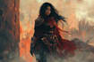 draw  a fantasy, dark fantasy character concept