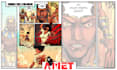 create a professional hand drawn comic book